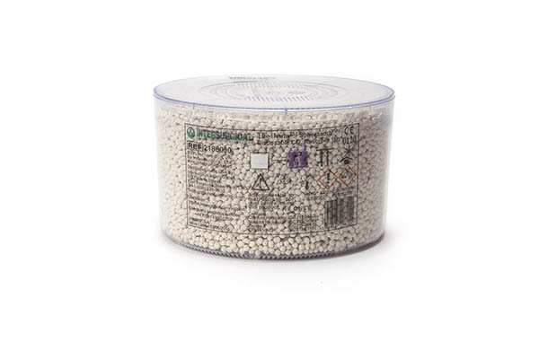 The Drum™, Spherasorb™ CO₂ absorbent cartridge, white to violet colour change, 1kg
