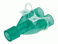 22mm parallel Y-piece 22M/15F patient connection - 22M-22M with 7.6mm ports